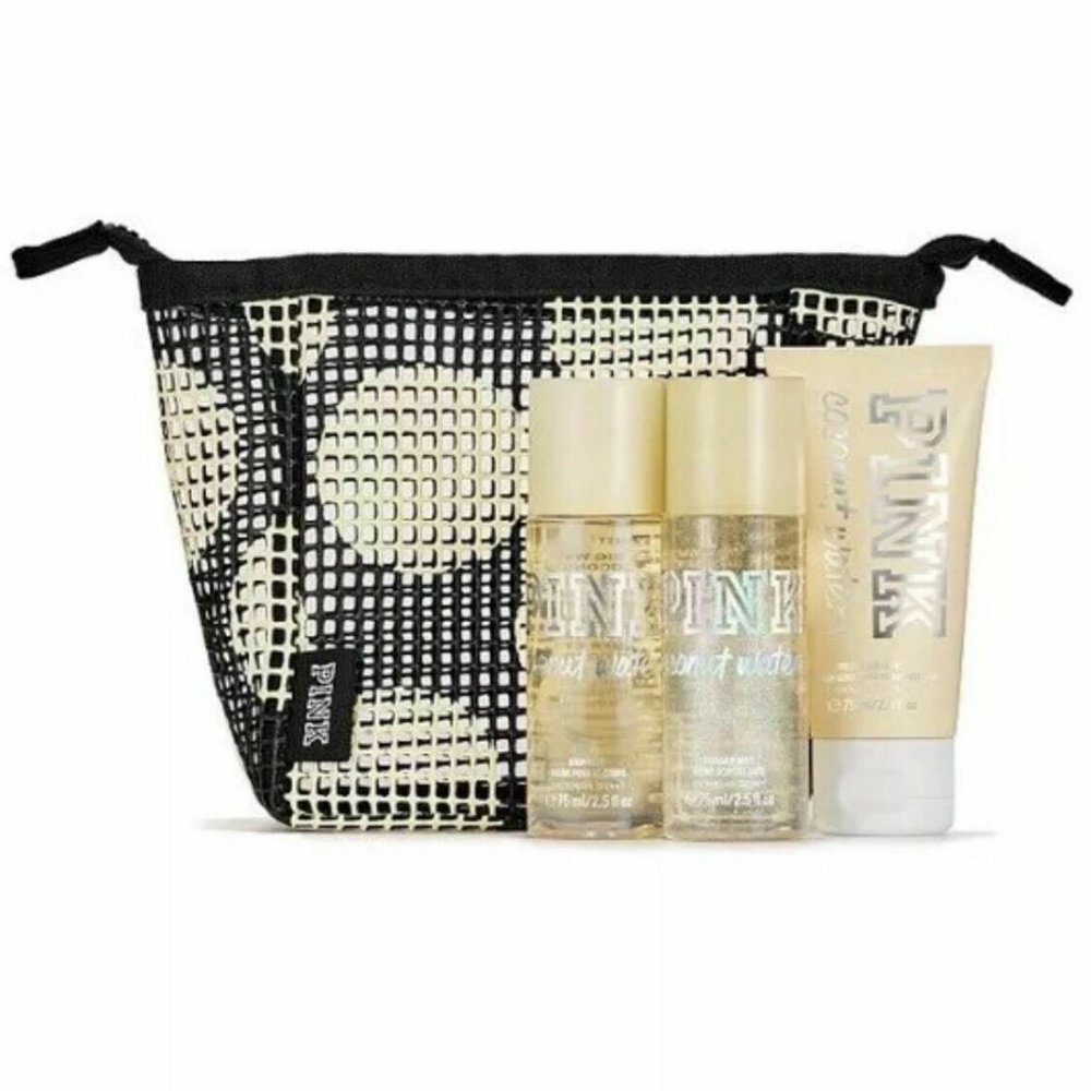 New Victoria's Secret Pink Coconut Waters & Bag